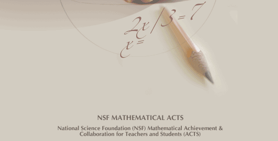 NSF Mathematical ACTS